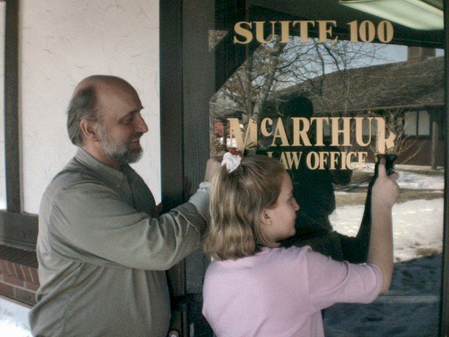 Off with the old sign